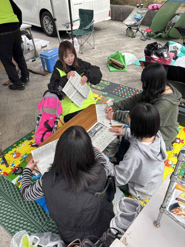 防災コーナーの様子