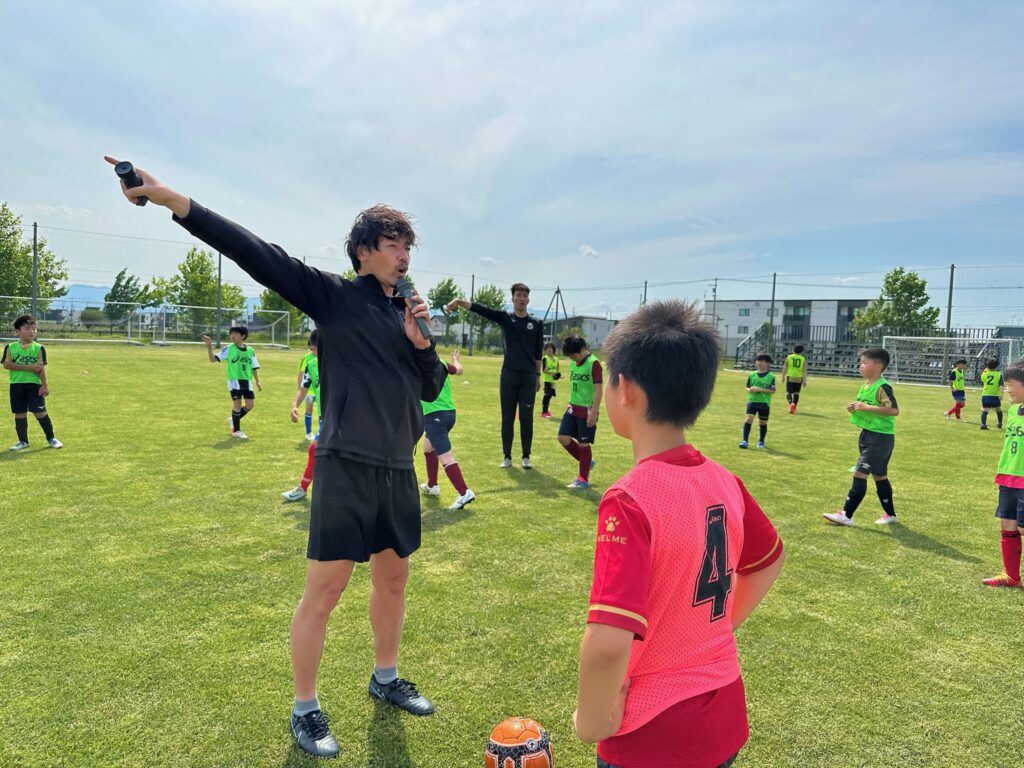 サッカー教室の様子