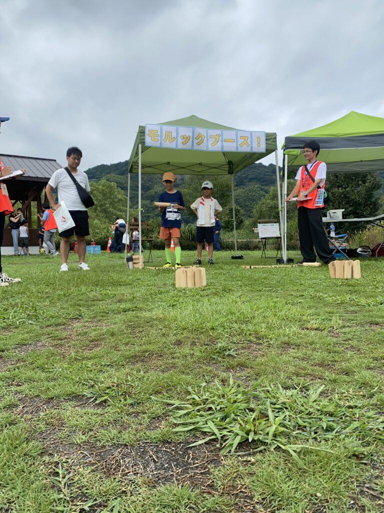 モルック体験ブースの様子