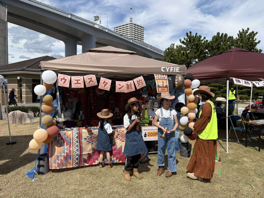 縁日ブースの様子