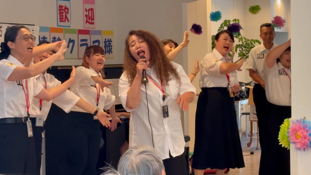 ゴスペル披露の様子