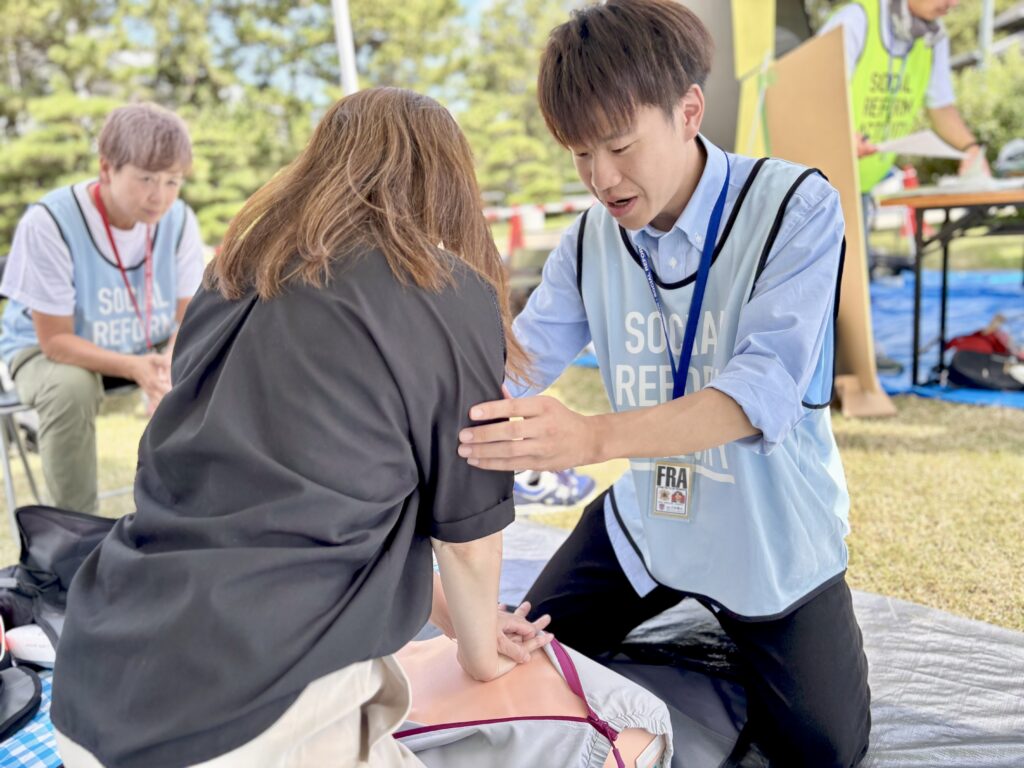 救命講習の様子