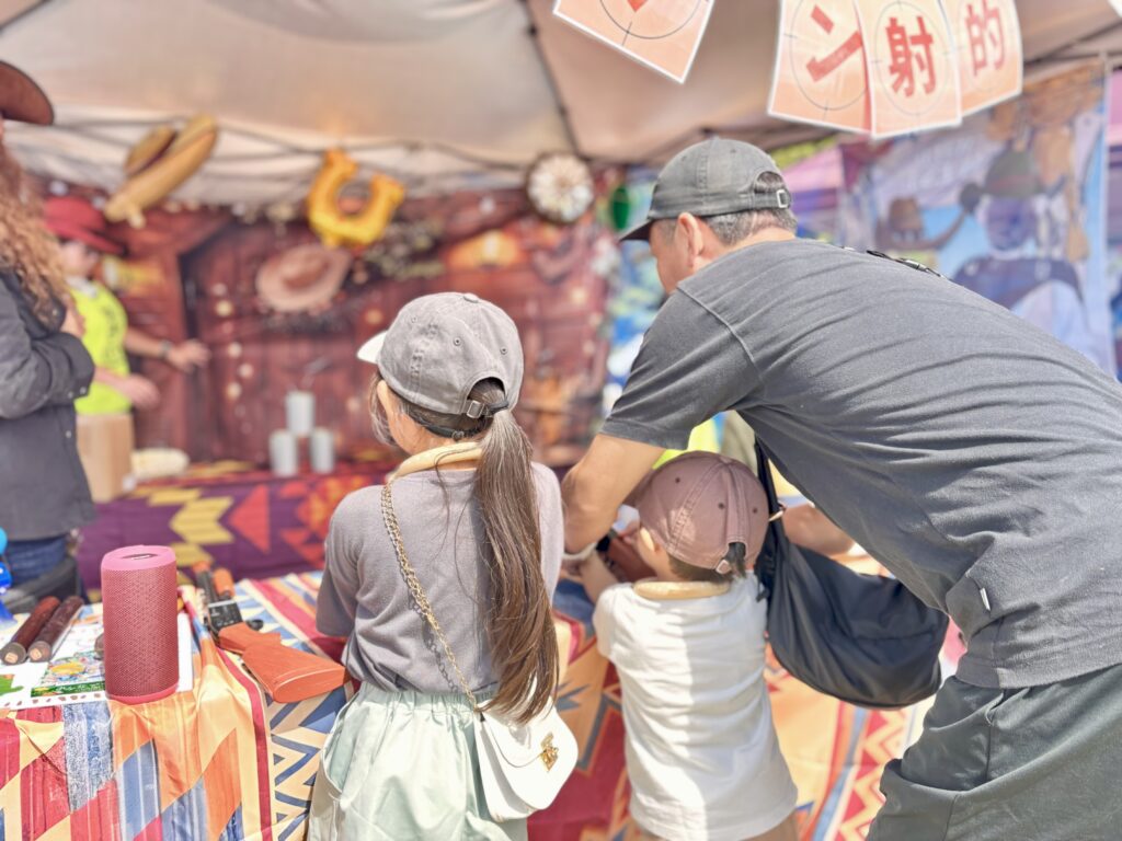 縁日ブースの様子