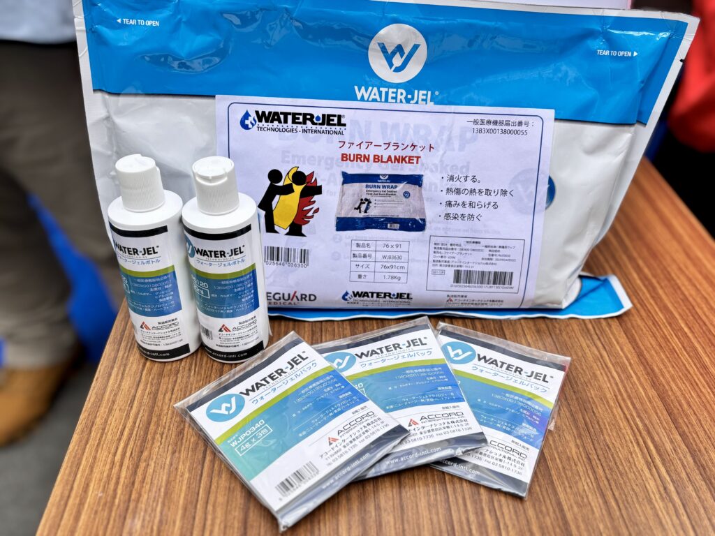 アコードインターナショナルさん火傷対応ジェル