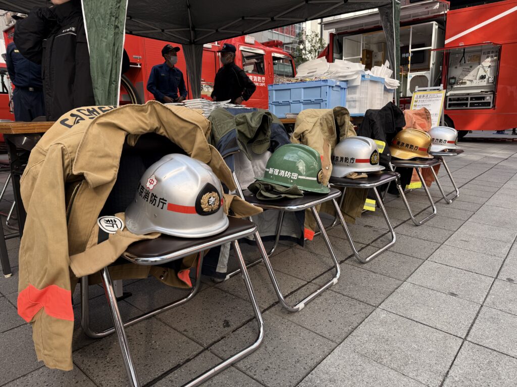 消防隊なりきり体験ブース