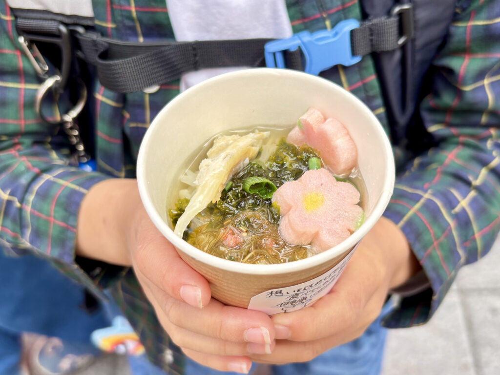 能登支援のだし茶漬け