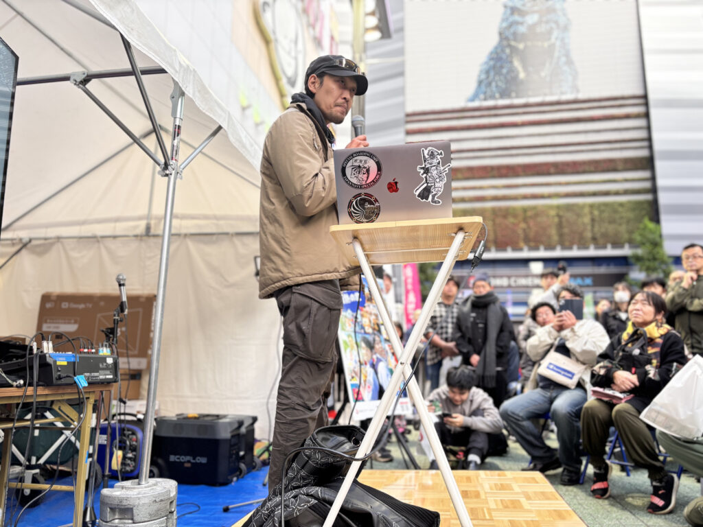 田村さんによる防犯トークショー