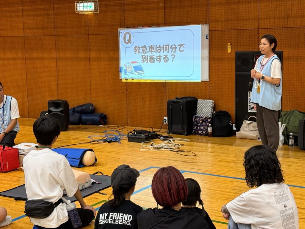 救命講習の様子