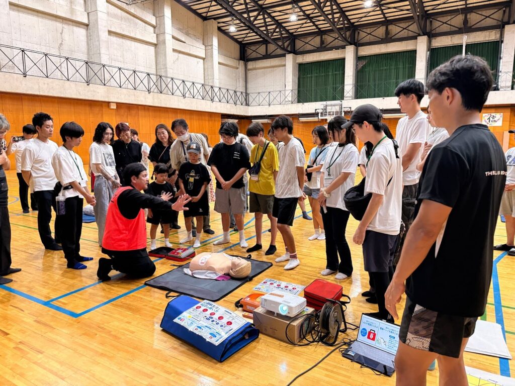 救命講習の様子