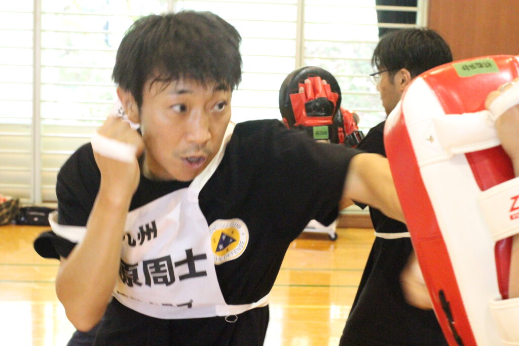 格闘護身術講習の様子