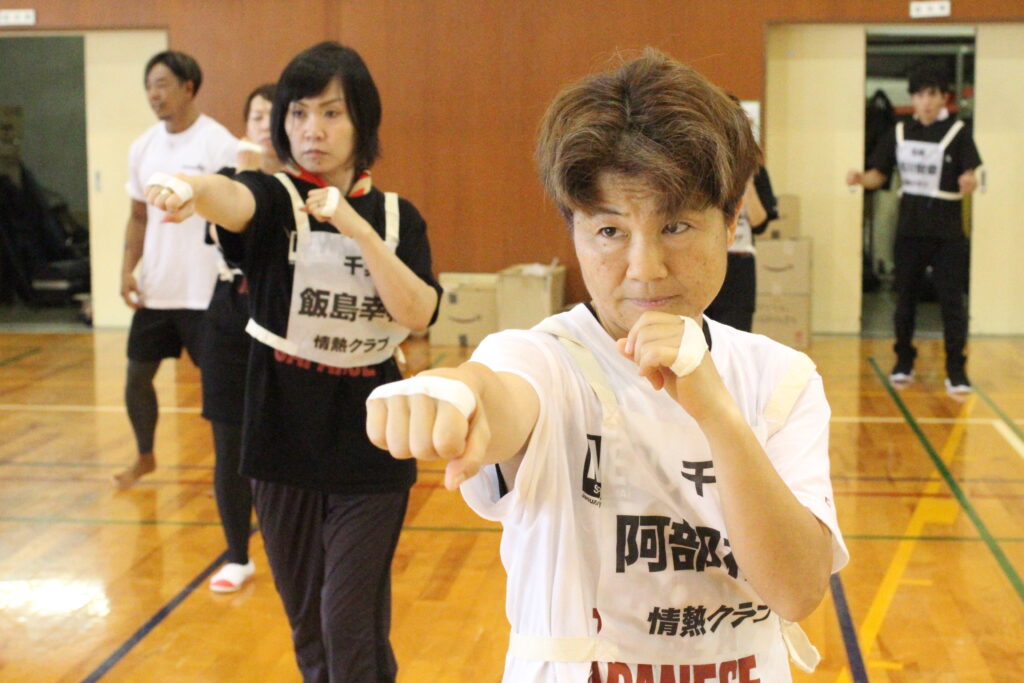 格闘護身術講習の様子