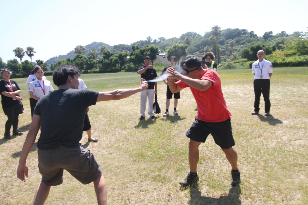 防犯講習の様子