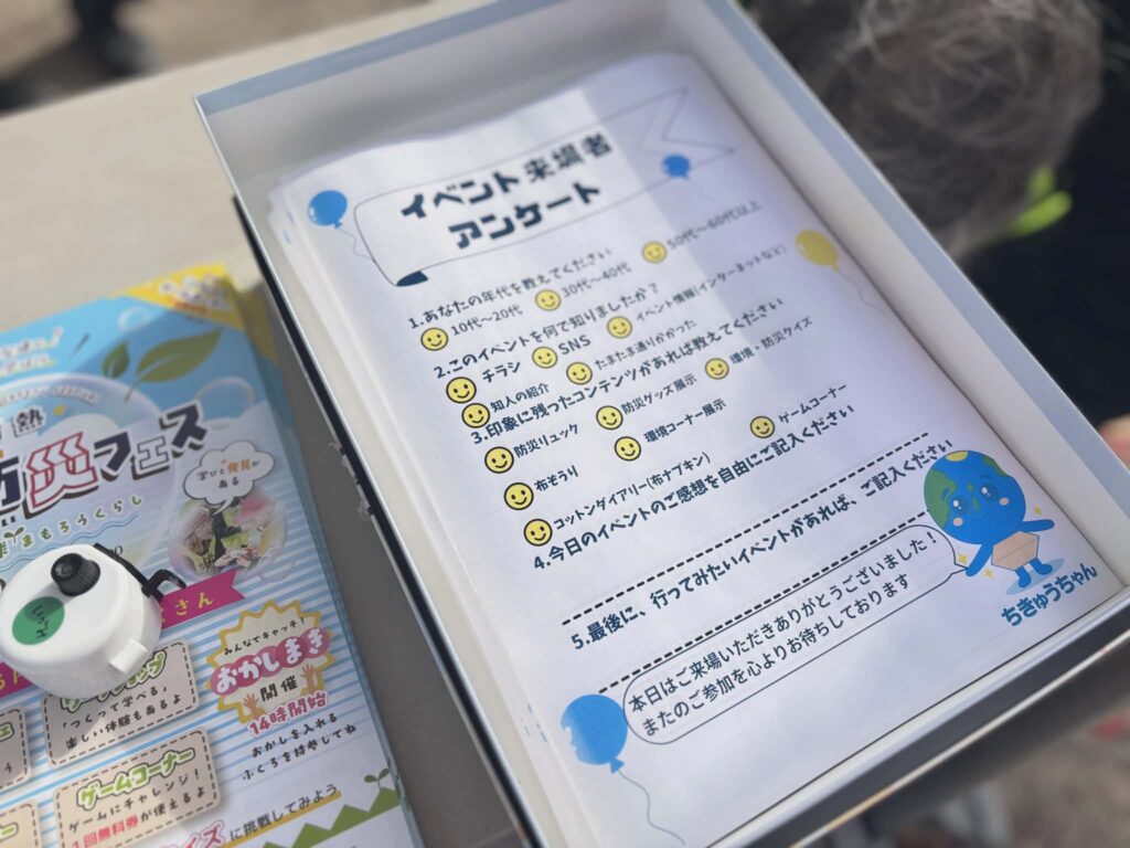 来場者アンケート