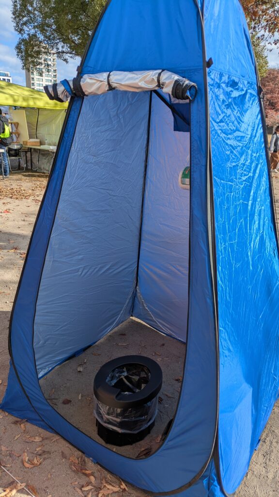 非常用トイレ展示