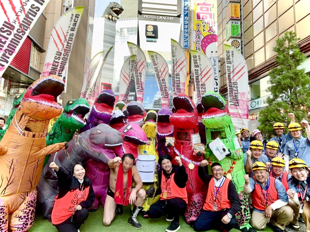 レース後の集合写真