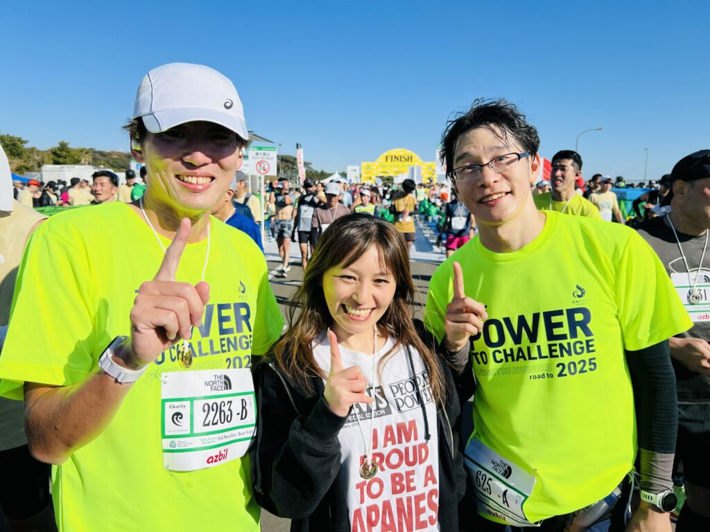 ランナーで記念撮影