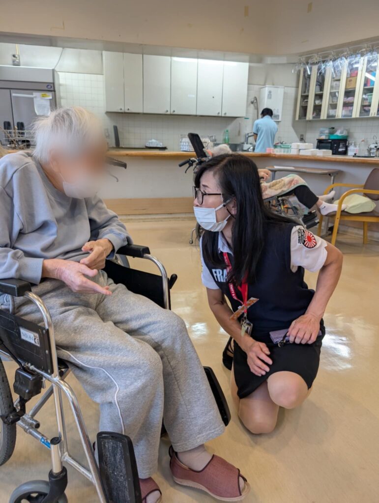 傾聴ボランティアの様子