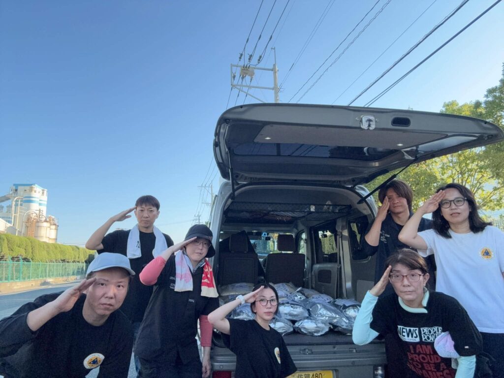 物資積み替え完了