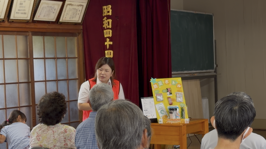 防災ボトル説明